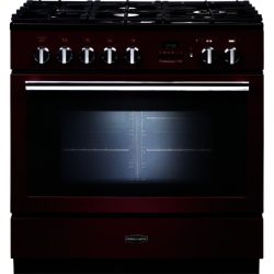 Rangemaster Professional+ FXP  90cm  92760 Dual Fuel Range Cooker in Cranberry with FSD Hob